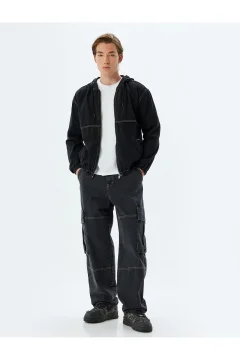 سترة قطنية كبيرة الحجم - Фото 6