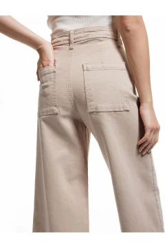 بنطلون جينز واسع الساق - Фото 6