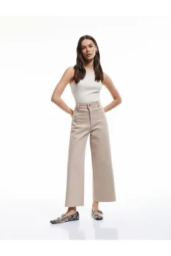 بنطلون جينز واسع الساق - Фото 3