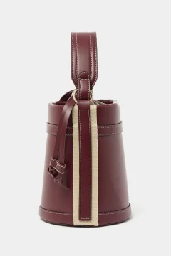 حقيبة يد وكتف نسائية ذات خياطة متباينة - Фото 5