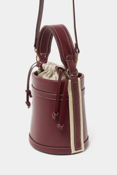 حقيبة يد وكتف نسائية ذات خياطة متباينة - Фото 4