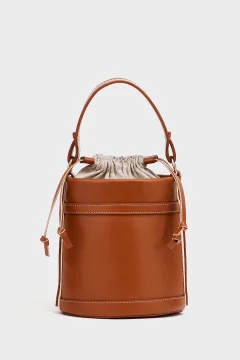 حقيبة يد وكتف نسائية ذات خياطة متباينة - Фото 5