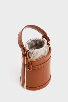 حقيبة يد وكتف نسائية ذات خياطة متباينة - Фото 4