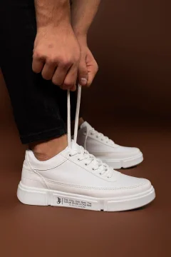 حذاء رياضي أبيض للرجال - Фото 9