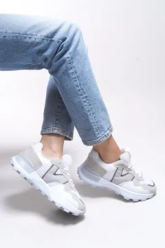 أحذية رياضية نسائية الجليد الأبيض - Фото 5