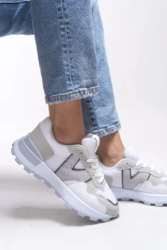 أحذية رياضية نسائية الجليد الأبيض - Фото 6