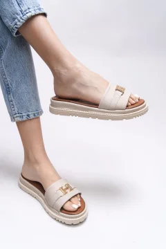 موديل شبشب نسائي كازينيل بيج - Фото 3