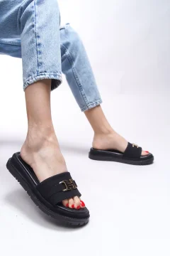 شبشب أسود نسائي - Фото 8