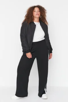 بنطال محبوك بشريط مطاطي - Фото 2