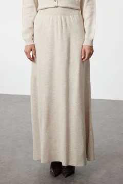 طقم كارديجان وتنورة تريكو - Фото 8