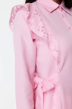 قميص من القطن المطرز - Фото 8