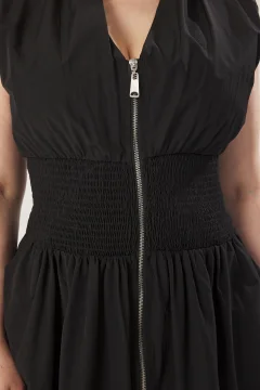 فستان أسود منسوج - Фото 7