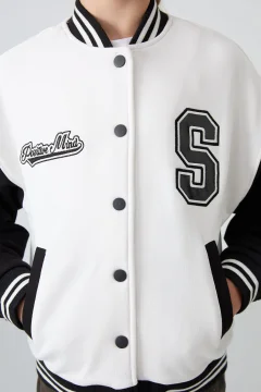 سترة جامعية مطرزة - Фото 7