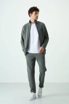 طقم بدلة رياضية رمادي للرجال - Фото 2