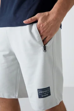 طقم شورت رجالي من القطن الناعم - Фото 4