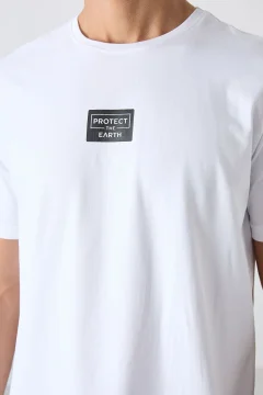 طقم شورت رجالي - أبيض وأسود - Фото 2