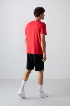 طقم شورت رجالي باللون الأزرق الداكن - Фото 9