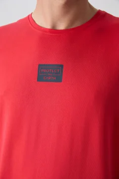 طقم شورت رجالي باللون الأزرق الداكن - Фото 3