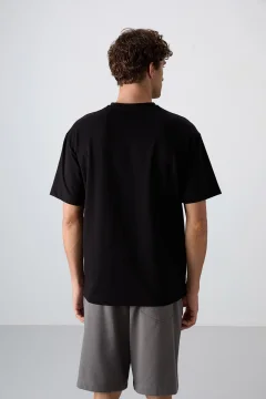 تي شيرت رجالي بلون اسود - Фото 5