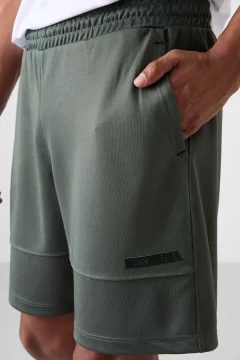شورت رجالي كاكي ناعم ومريح - Фото 7