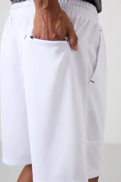 شورت رجالي أبيض سميك وناعم ومريح - Фото 9