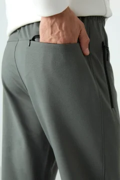 بنطال رياضي رجالي لون كاكي - Фото 9