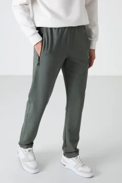 بنطال رياضي رجالي لون كاكي - Фото 4