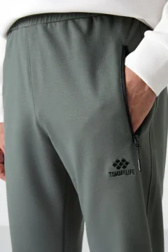 بنطال رياضي رجالي لون كاكي - Фото 3