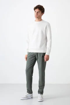 بنطال رياضي رجالي لون كاكي - Фото 2