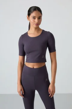 طقم رياضي نسائي باللون البنفسجي الداكن - Фото 6