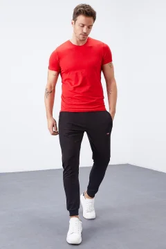 بنطال رياضي ا سواد بجيب بسحاب للرجال - Фото 5