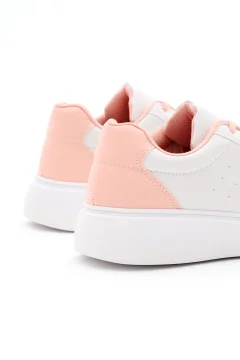 حذاء رياضي برباط ونعل بولي باودر أبيض نسائي - Фото 9