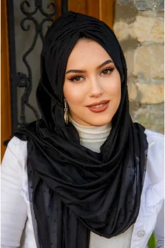 شال أسود  جاهز - Фото 1