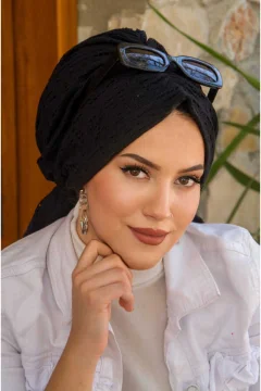 شال من الدانتيل الأسود الفاخر - Фото 1