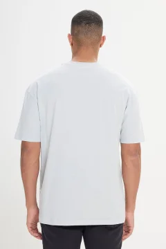 تي شرت رجالي باللون الابيض - Фото 4