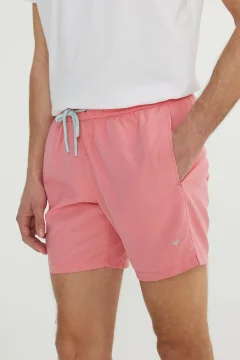 شورت سباحة رجالي باللون الوردي - Фото 8