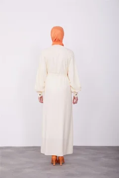 فستان نسائي باللون الاكرو - Фото 7