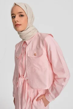 طقم نسائي باللون الوردي - Фото 3