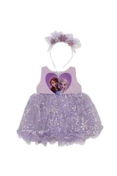 Purple girls' dress - Фото 1