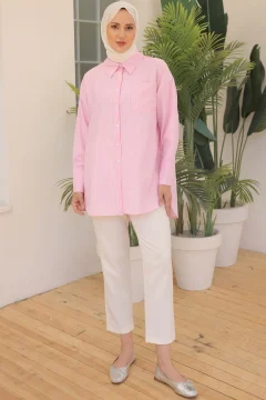 قميص مخطط - Фото 5