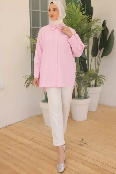 قميص مخطط - Фото 4