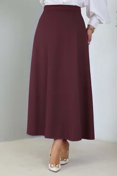 تنورة نسائي انيقه باللون الاحمر الداكن - Фото 6