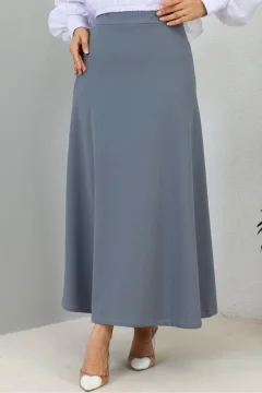 تنورة نسائي انيقة باللون الرمادي - Фото 3