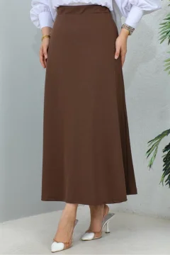 تنورة نسائي ماكس باللون البني - Фото 3