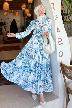 فستان نسائي منقوش - Фото 9