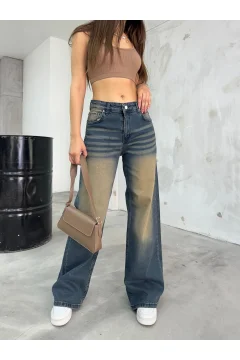 Women's loose blue jeans - Фото 1
