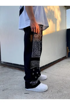 قسط مصمم باندانا الجينز المرقعة - Фото 2