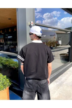 تي شيرت ذو ياقة بولو واثقة مقاس كبير - Фото 2