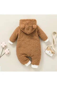 سالوبيت شتوية بغطاء رأس للأطفال - Фото 6