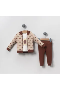 طقم قطن للأطفال مكون من 3 قطع - Фото 4